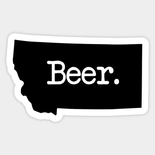 Montana Beer MT Sticker